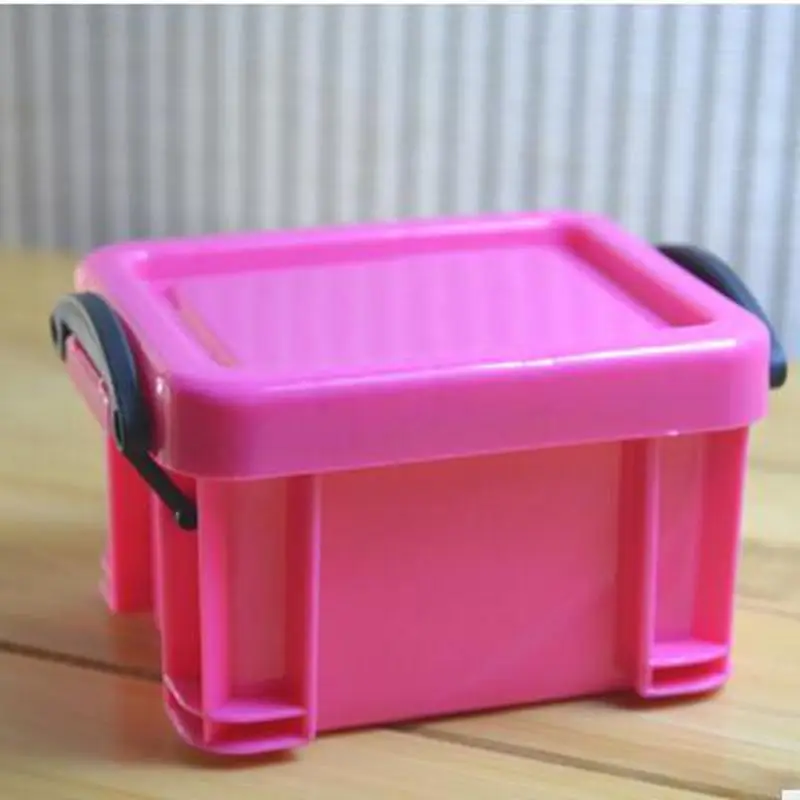 storage box Lock mini safe kawaii box food storage office organizer box