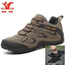 18 Xiang Guan Hiking Shoes Low Cut Boots Outdoor Sneakers Athletic Sport Shoes Men Trekking Breathable Climbing Shoe New Arrival