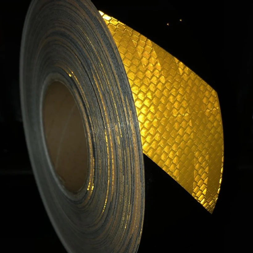 50mm X 10m Reflective Bicycle Stickers Adhesive Tape For Bike Safety Reflective Bike Stickers