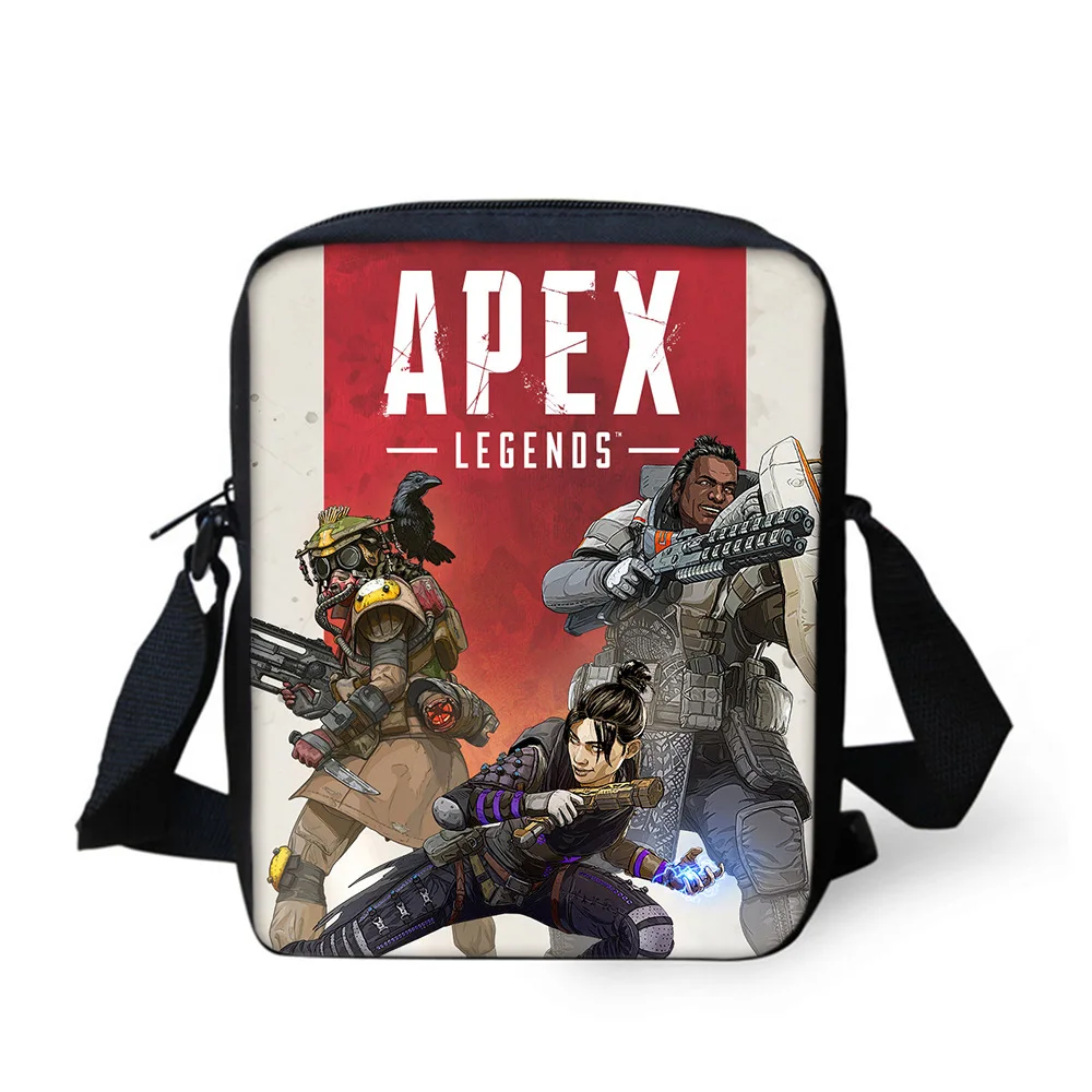 Женские и мужские сумки мессенджеры Apex Legends повседневные через плечо с героями