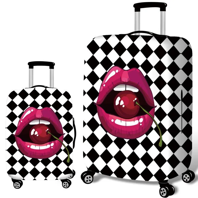 Аксессуары для путешествий, Чехол для багажа 18-32 дюймов, Чехол для багажа на колесиках с мультипликационным принтом, Эластичный Защитный чехол для чемодана - Цвет: 4