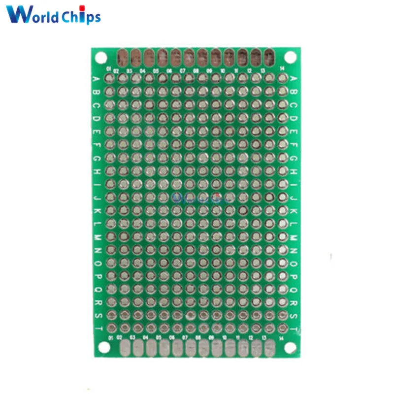 10 шт. 4x6 см 40 мм x 60 мм FR-4 двухсторонний Прототип PCB 280 точек отверстие Луженая универсальная макетная плата