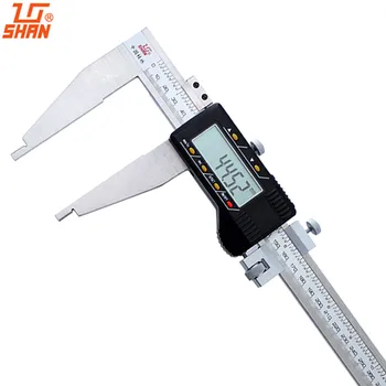 

Digital Caliper 0-500mm/0.01 Metric/Inch Stainless Steel Harden Electronic Vernier Caliper Thicken Ruler Body Long Claw With Box