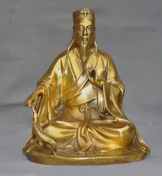 

christmas China Brass Military strategist politician Loyalists Wise man Zhuge Liang statue halloween