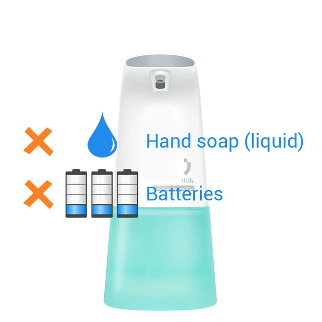 Xiaomi MiniJ автоматический индукционный Пенообразователь для мытья рук автоматический дозатор мыла 0,25 s инфракрасный индукционный для ребенка и семьи - Цвет: White