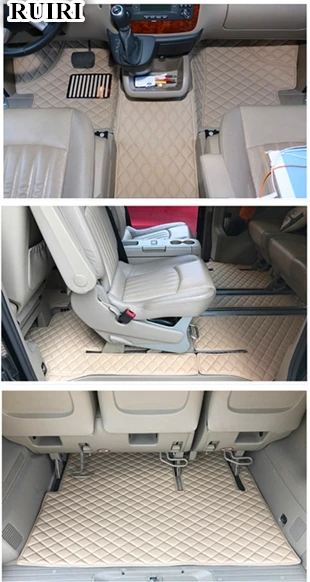 Cheap Goede kwaliteit matten! Custom speciale auto vloermatten + een kofferbak mat voor Mercedes Benz Viano 7 8 zetels 2019-2004 waterdicht tapijten