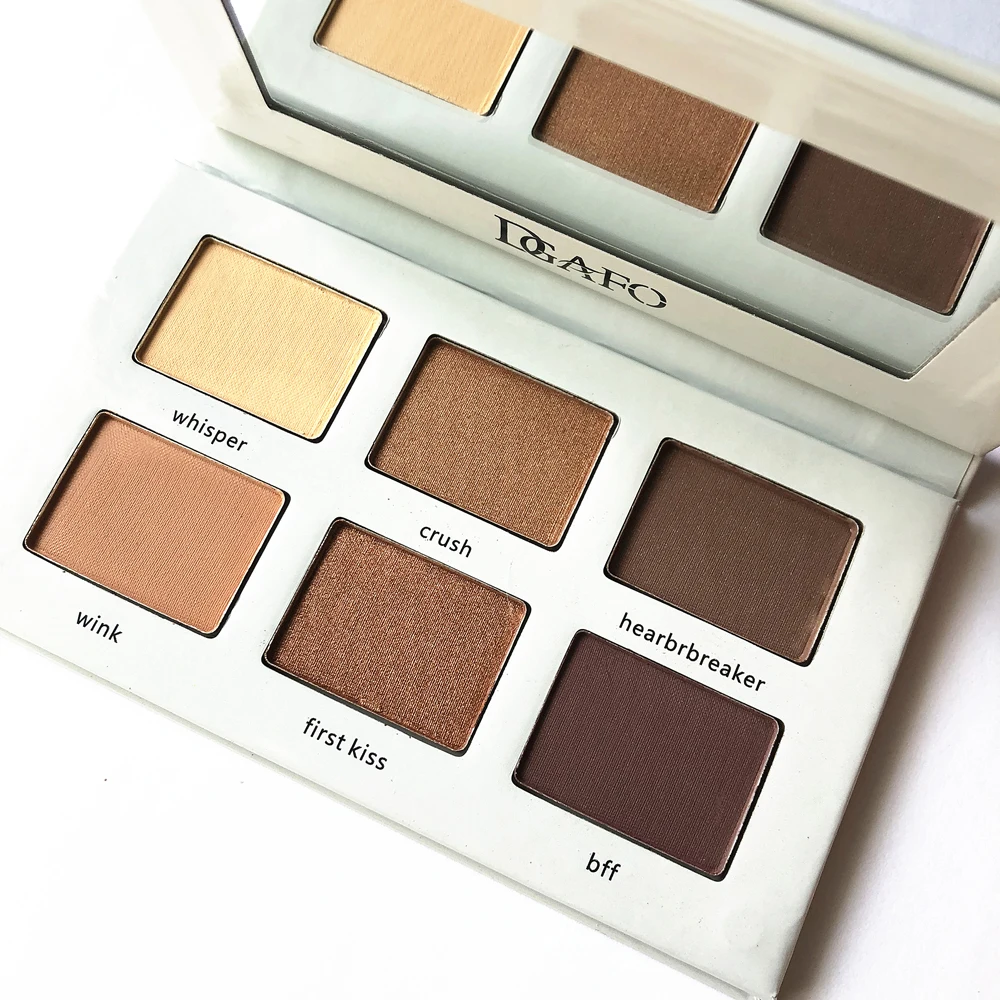 

DGAFO Cosmetics 6 COLOR Eye Shadow Palette Maquillage Naked Makeup Eyeshadow Set Matte Bronzer Make Up Pallete