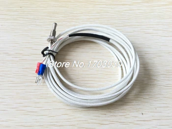 

K Type 600 Celsius Degree 6mm Thread Screw Thermocouple Measurement Probe 2M