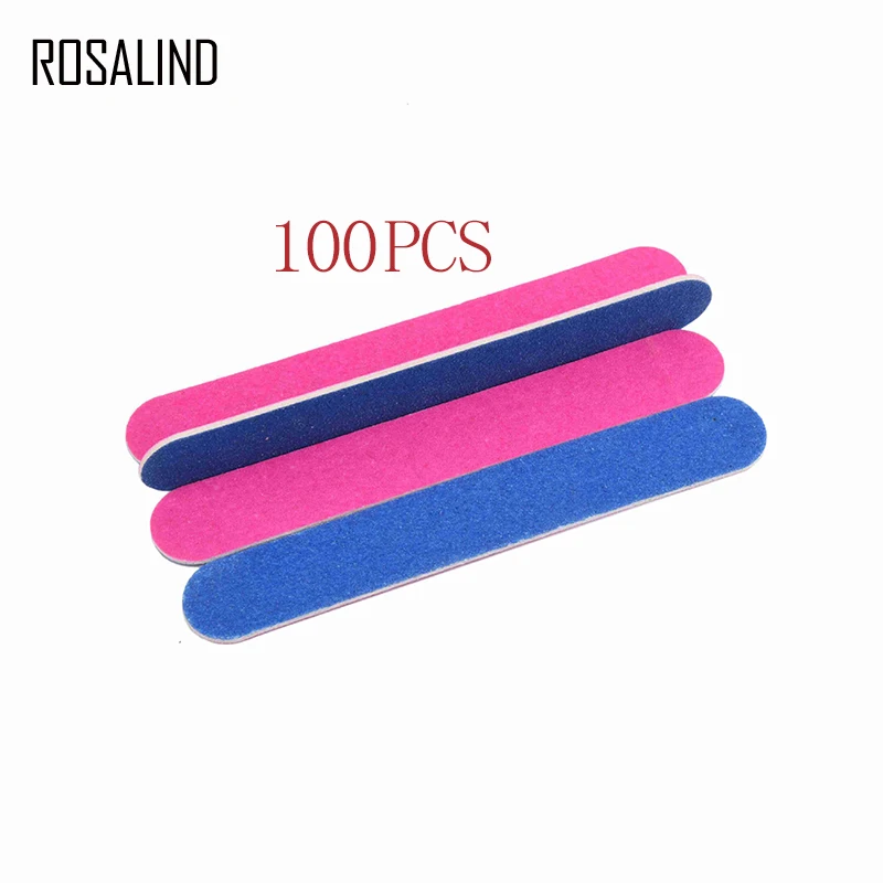 

ROSALIND Nail Art Sanding Salon Buffer Nail Files Sandpaper Manicure UV Gel Polisher Manicure Pedicure Nail Tools