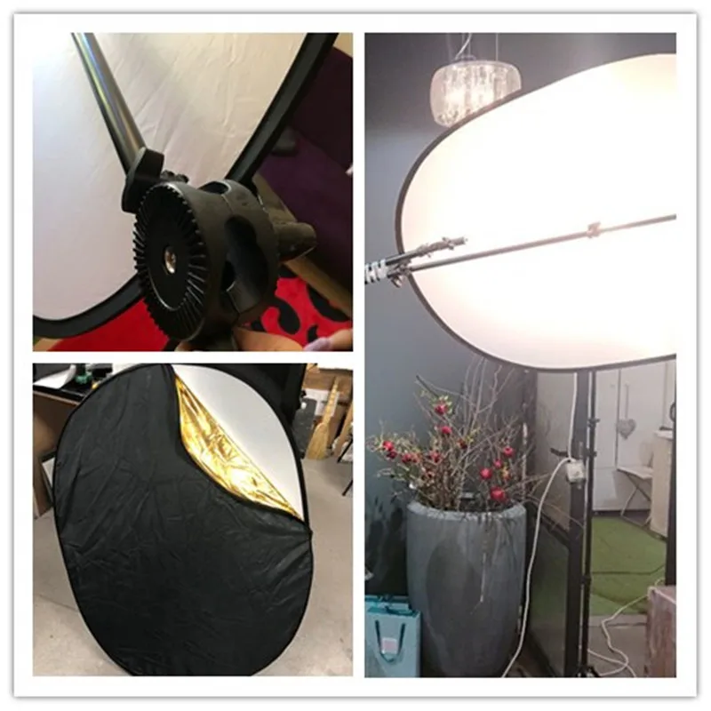 90*120CM 5 in 1 Portable Foldable Studio Photo Collapsible Multi-Disc Light Photographic Lighting Reflector photography accessor