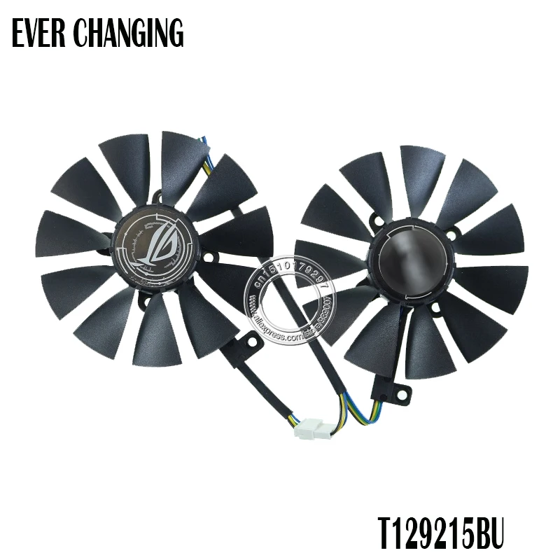 New 87MM T129215BU T129215SU Graphics Card Fan for ASUS ROG STRIX DUAL GTX 1070 GTX 1060 / RX 470/570/580 RX570 RX580 RTX2060