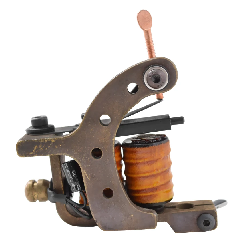 Rotary Tattoo Gun Wrap Coil Copper Handmade Shader Liner Body Art Permanent Makeup Cast Iron for Tattoo Needle Tips Power Supply Rotary Tattoo Gun Wrap Coil Copper Handmade Shader Liner Body Art Permanent Makeup Cast Iron for Tattoo Needle Tips Power Supply
