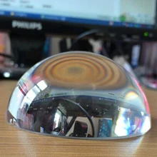 100 мм 30 шт./лот прозрачная стеклянная бумага вес, хрустальное увеличительное хрустальный купол пресс-папье для бизнес-подарков