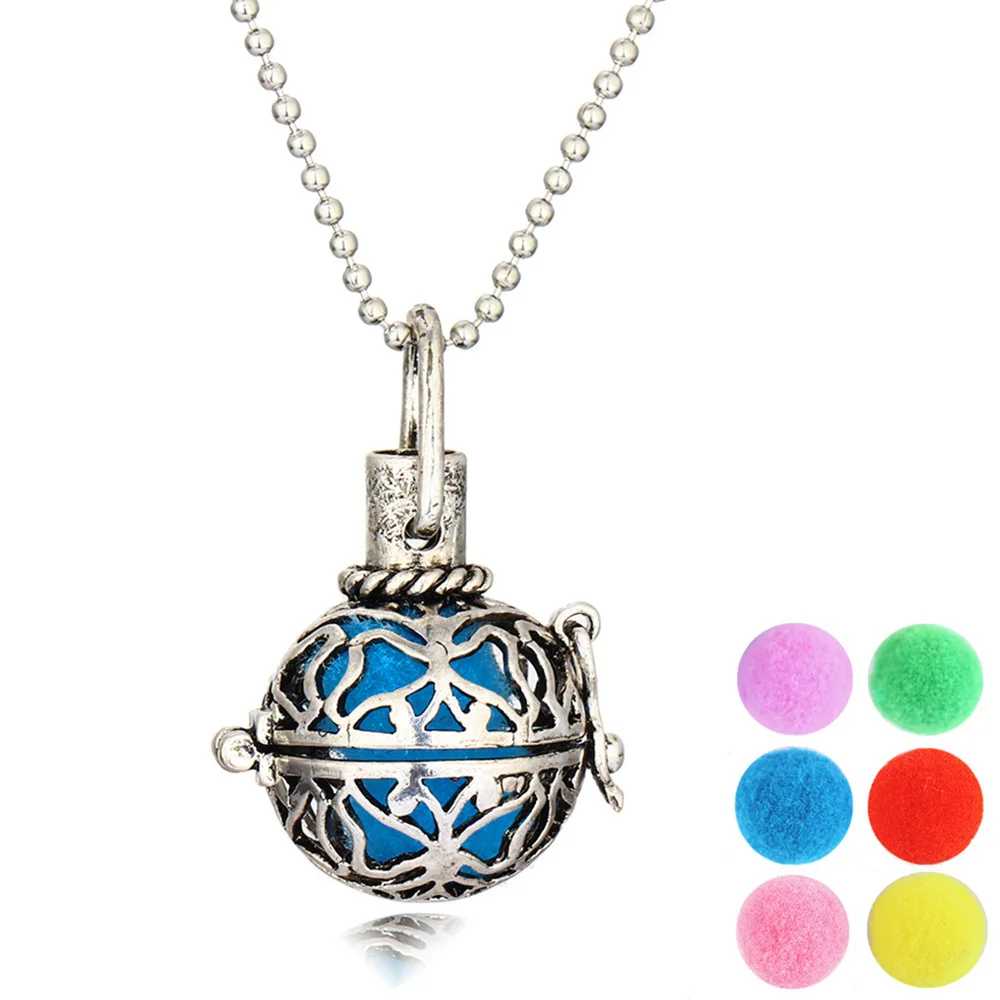 

Cross Border Diy Essential Aromatherapy Necklace Hollow Out Restore Ancient Ways Can Open Fund Sweater Accessories HMS144 shouzh
