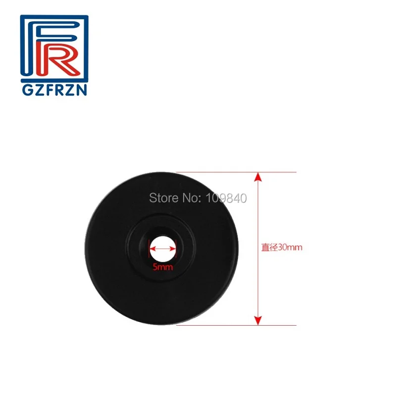 100 шт./лот 125 кГц TK4100(EM4100) RFID ABS анти Металл патруль точка тег Кнопка маркер использовать на металлическом патруле