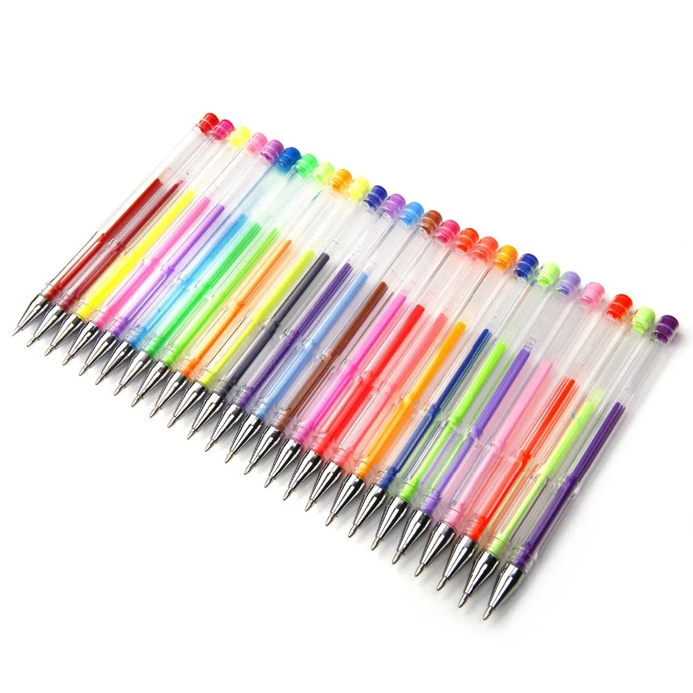 

Dainayw 100pcs Set Assorted Sketch Drawing Pen Metallic Pastel Neon Glitter Color Markers Pen For Child Graffiti Art Stationery