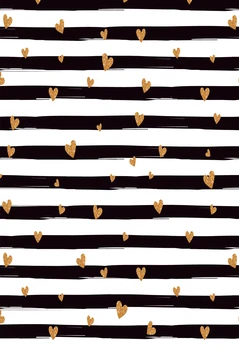 

HUAYI Background Art Fabric Black White Stripe Backdrop Photography For Newborn Background XT-5686