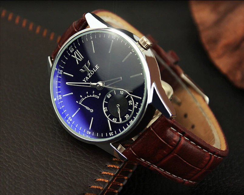 Роскошные брендовые Дизайнерские повседневные часы из искусственной кожи, мужские часы, кварцевые часы, модные мужские наручные часы