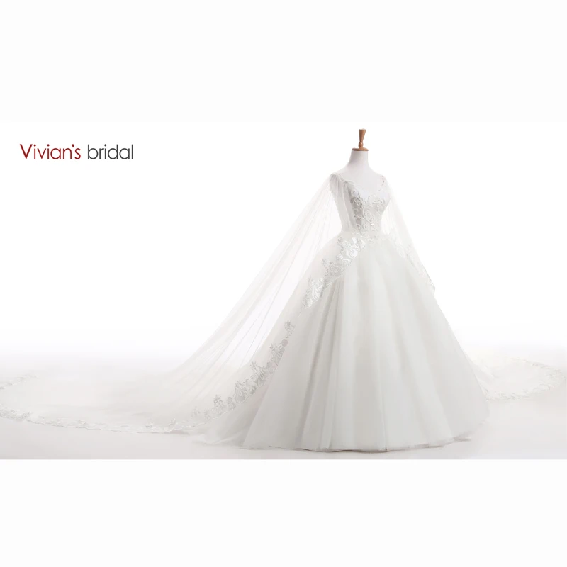 Vivian's Bridal бисерные Свадебные платья на тонких бретельках с v образным вырезом