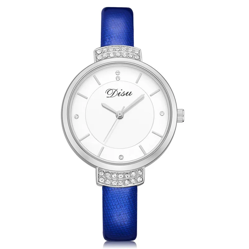 Fashion women watches top brand luxury ladies watch Retro Design Leather Band Analog Quartz Wrist Watch Montre femme 3M30#N (2)