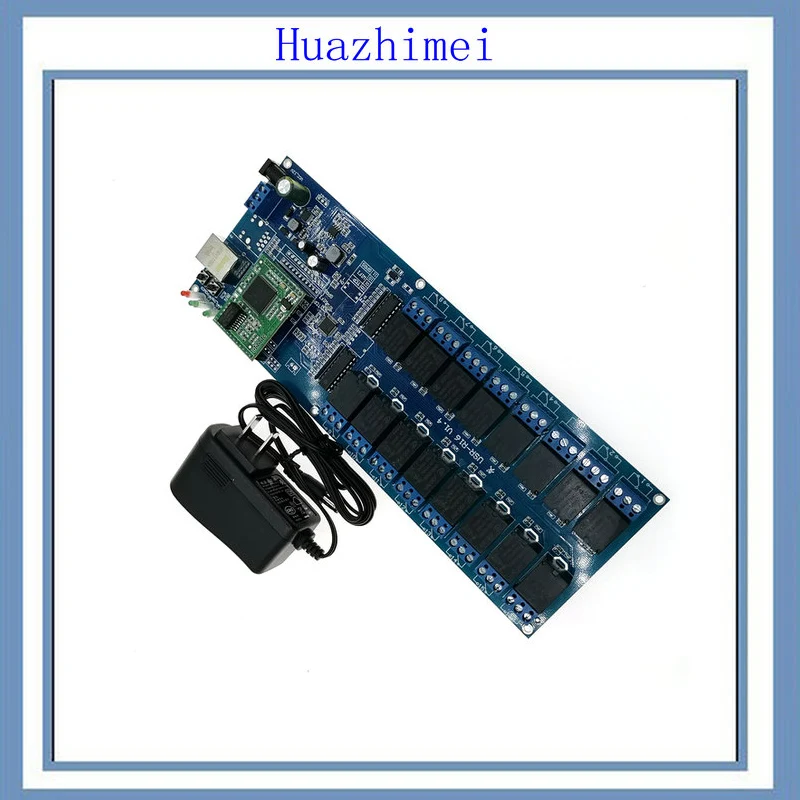 

1PCS/LOT USR-R16-T 16-way relay module industrial grade 12V network relay control board relay to network