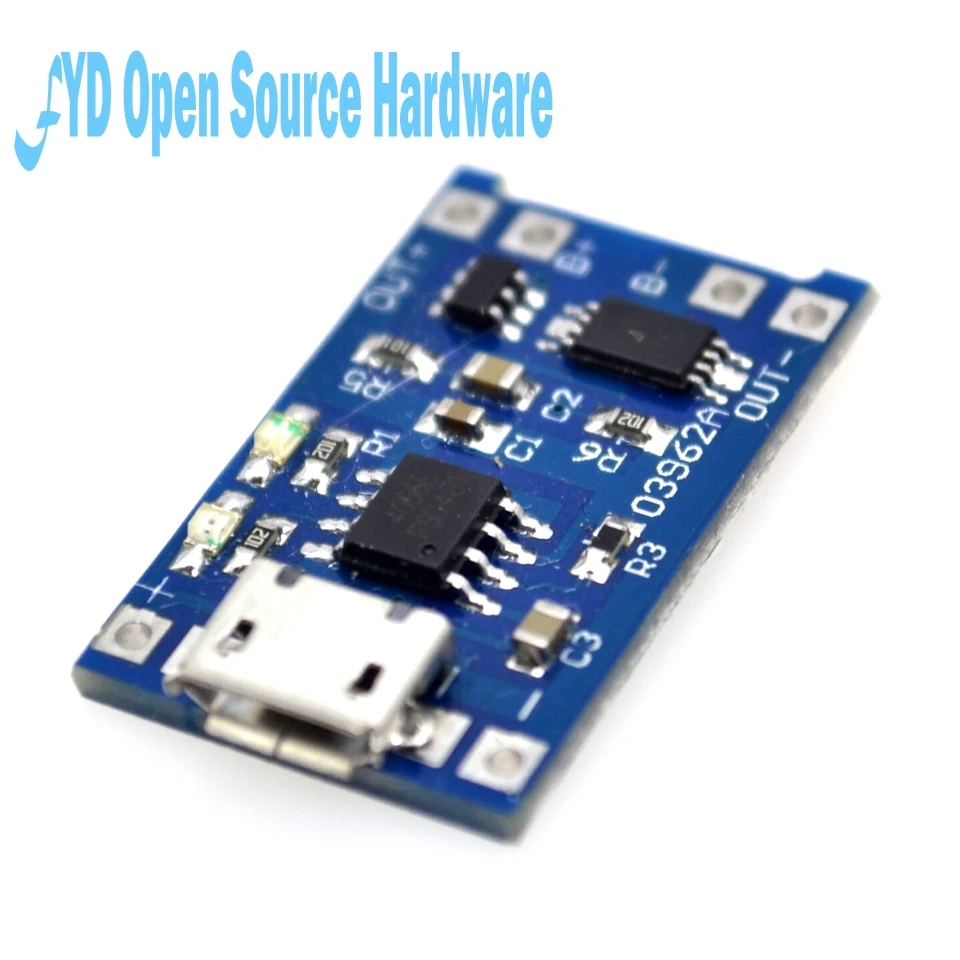 10 шт. зарядная плата TP4056 с Micro USB 5 В 1A 18650|charging board|battery charger modulecharger module |