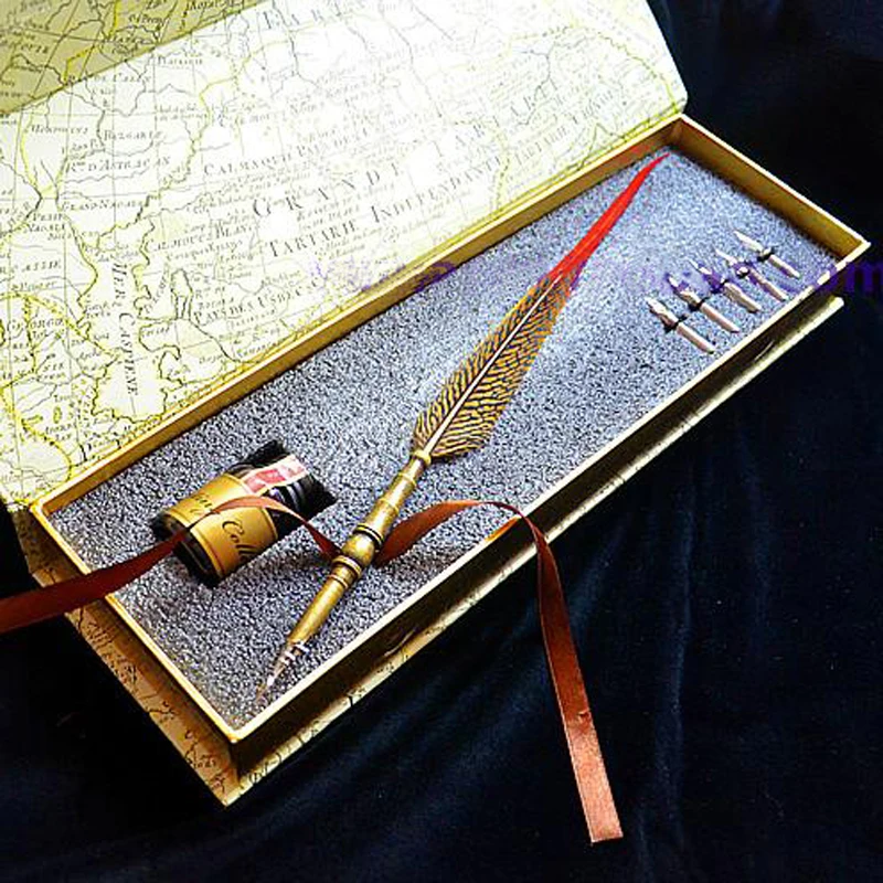 “ Vermelho e Velho Belas Nib Fountain Pen Jinhao
