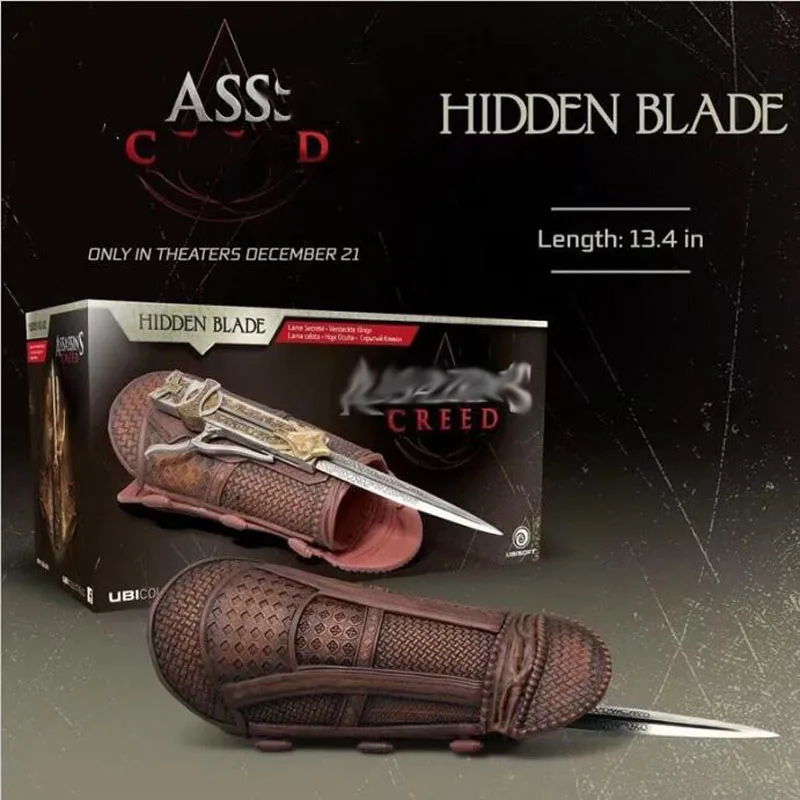 

Creed Aguilar's Hidden Blade Gauntlets Edward Kenway Cosplay Weapon PVC Action Figure Model Toy 22cm