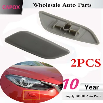 

CAPQX Front bumper Headlight Headlamp head light lamp washer Nozzle Cover Cap For MAZDA 3 Axela 2013 2014 2015 2016 BKC6-51-8G1