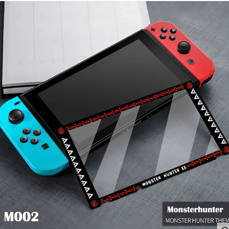 9H SuperMario Tempered Film Glass Screen Protector Eye Protection For Nintend Switch Screen Protector Nintend Switch Accessories - Цвет: M002