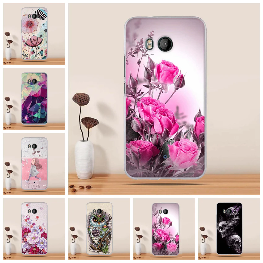 Coque For HTC U11 Case Cover Cute Soft TPU Silicone for htc u11 Fundas 3D Cartoon U 11 Phone | Мобильные телефоны и