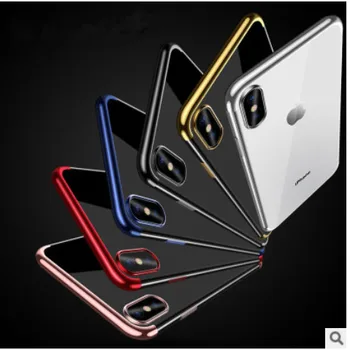 

Electriplating TPU Clear Back Phone Case For Xiaomi Mix 2 2S 6 6X 7 5X A1 7Soft Coque For Redmi Note 3 4 4X 5A 4A 5 Plus Pro 2S