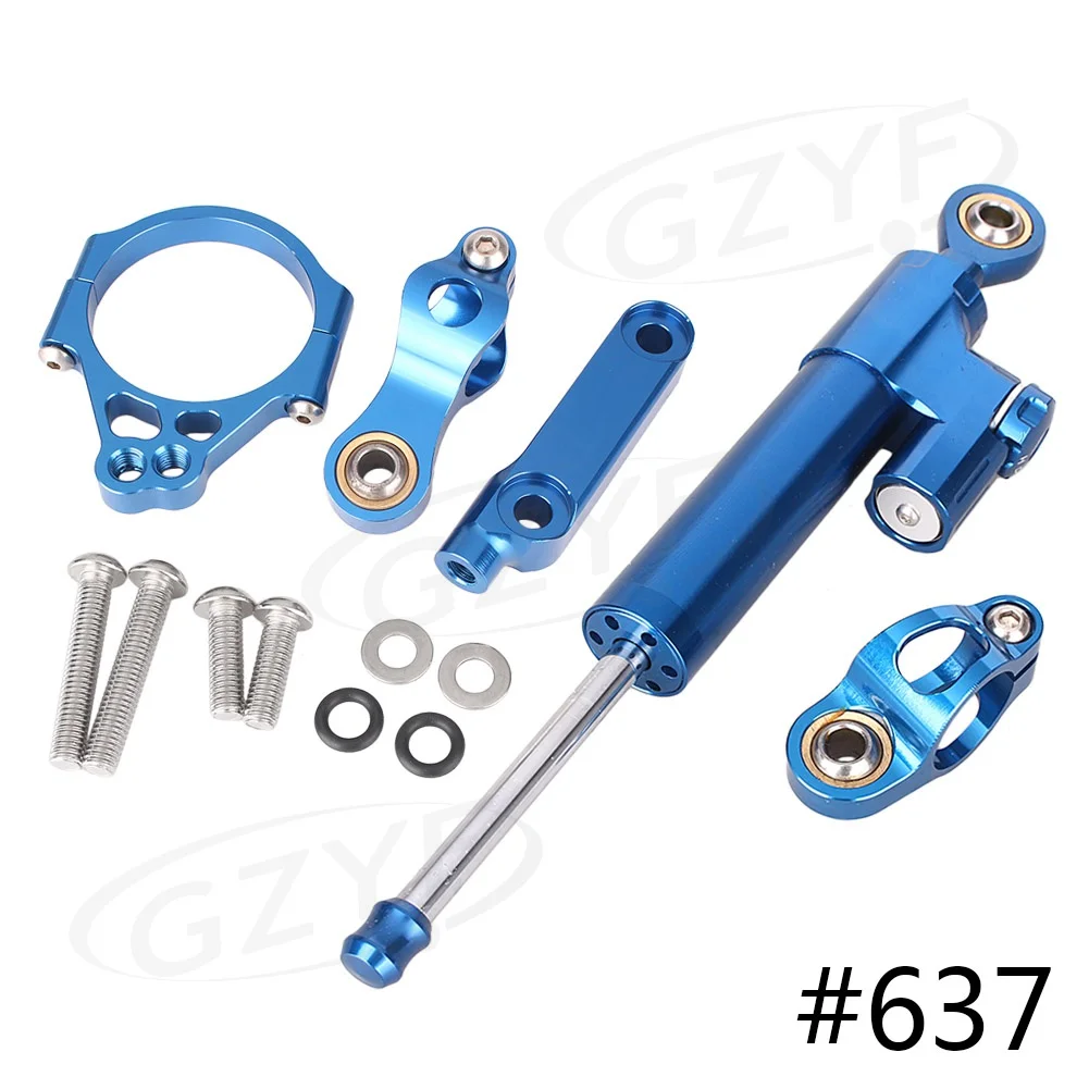 Moto Direction r/églable et Support kit CNC Amortisseur de Montage pour Kawasaki Z1000 14-16