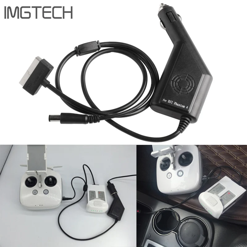 Sunnylife 2 in one battery&Remote Car Charger for DJI Phantom 4