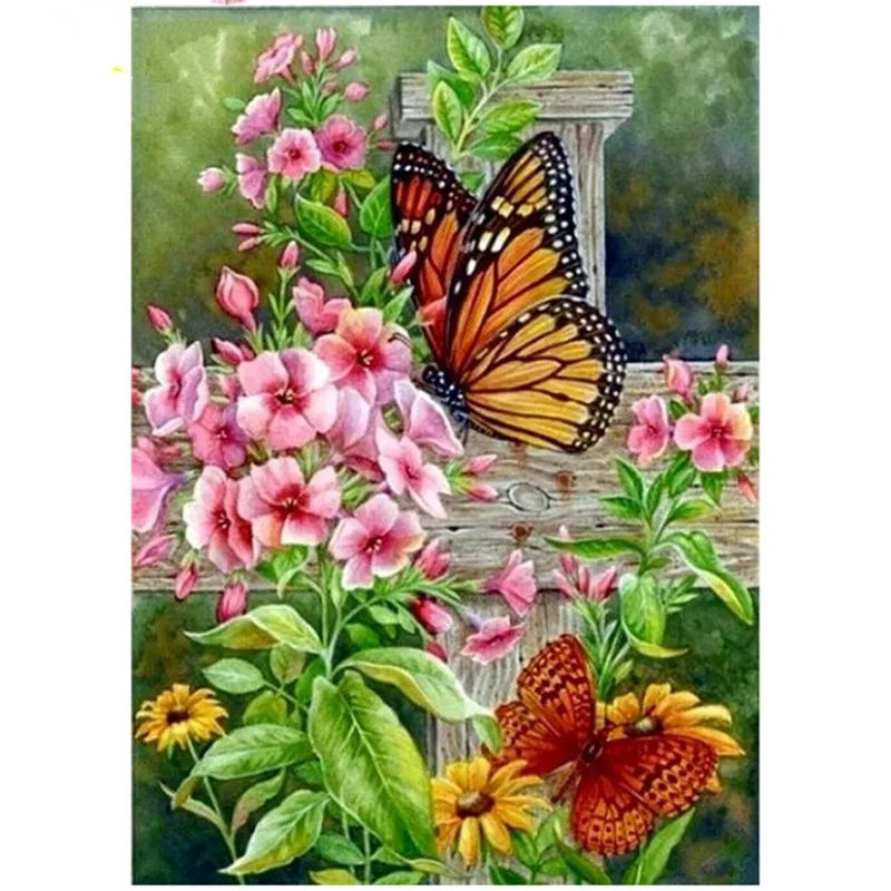 DIY The butterflyNEW 5D diamond mosaic kit square/round home decor