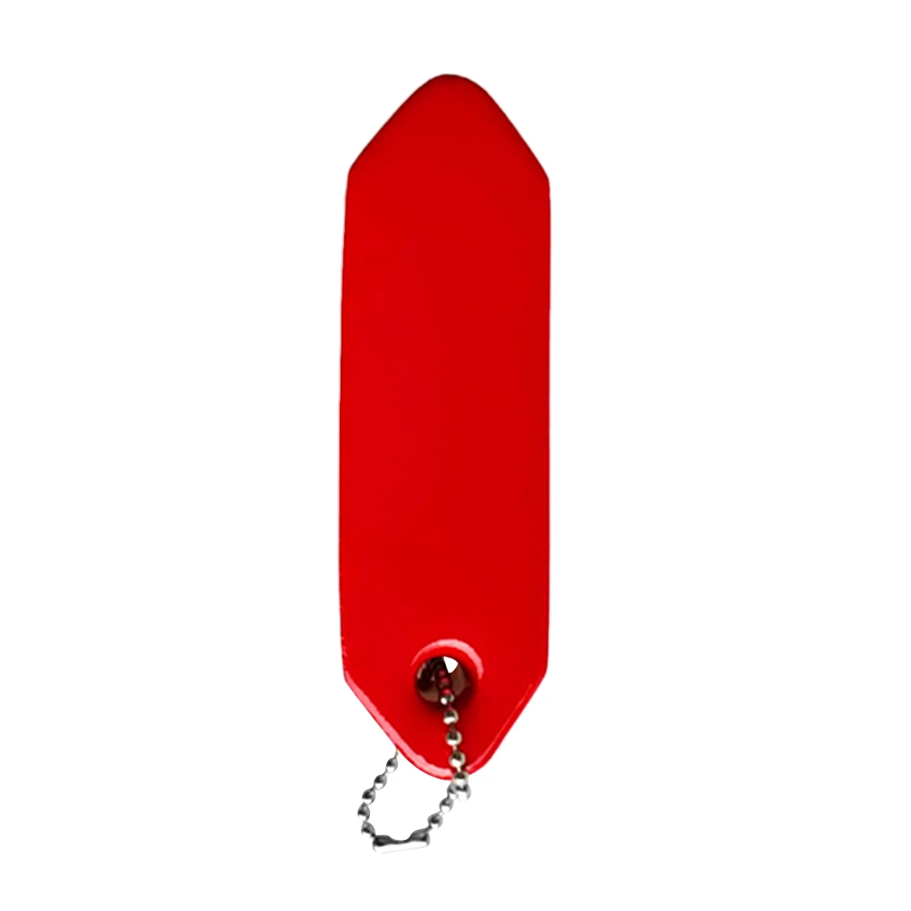 High Visibility Vinyl Coated Foam Tube Floating Keychain Boat Marine Sailing Key Float Red 