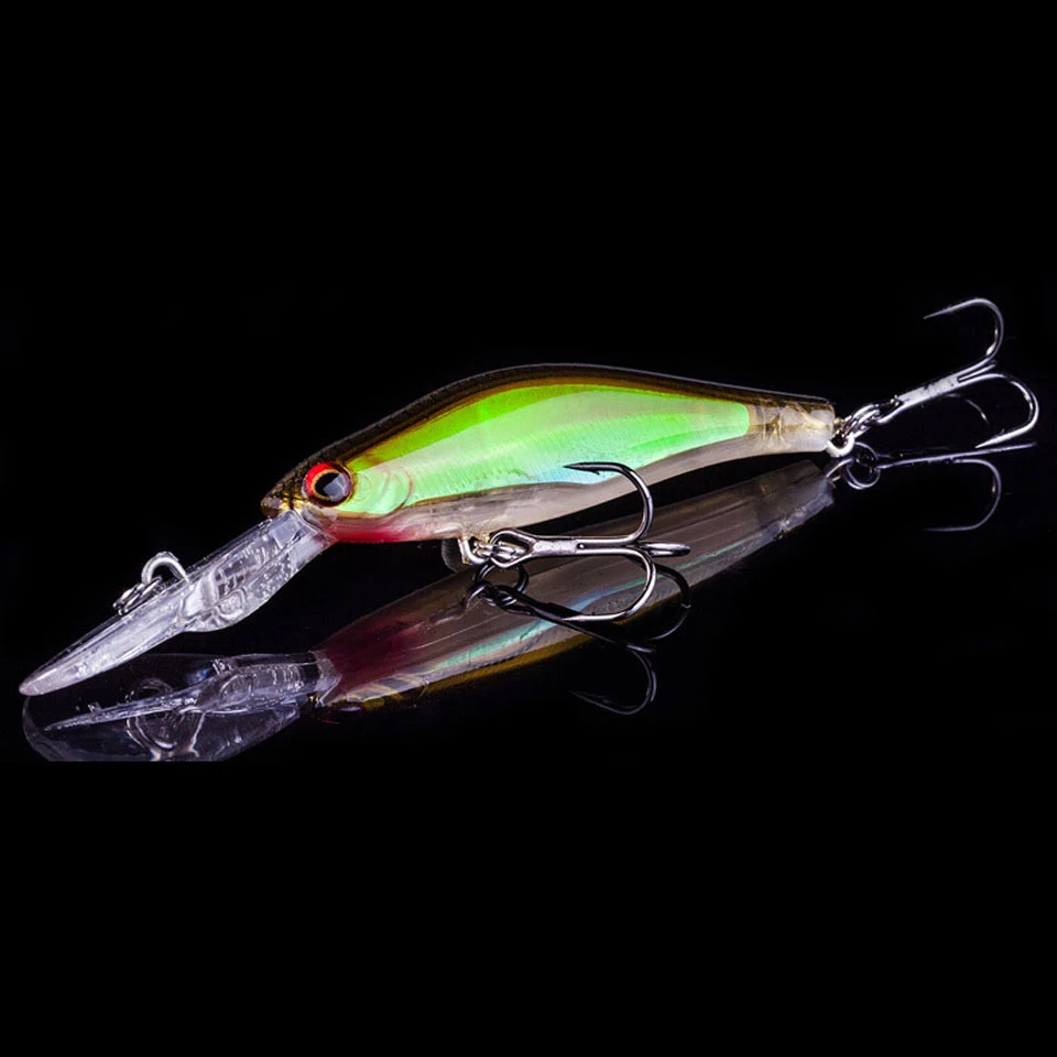 1 Adet Minnow Bal k l k Lures Yapay Wobblers 9cm 7 3g Sert Yem 3D 