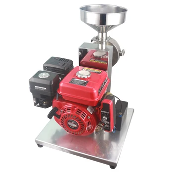 

High Quality Stainless Steel Electrical Ignition Gasoline Mill Flow Type Corn Grain Grinder