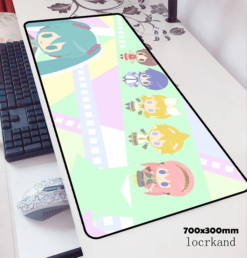 

gumi padmouse cute 700x300x2mm pad mouse cheapest notbook computer Hatsune Miku mouse pad anime gaming mousepad gamer mouse mat