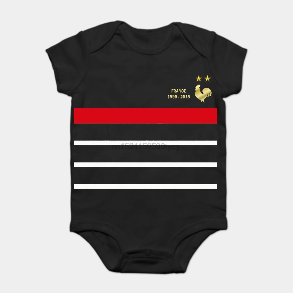 

Baby Onesie Baby Bodysuits kid t shirt Printed Cotton Short-Sleeve france 2 stars bis