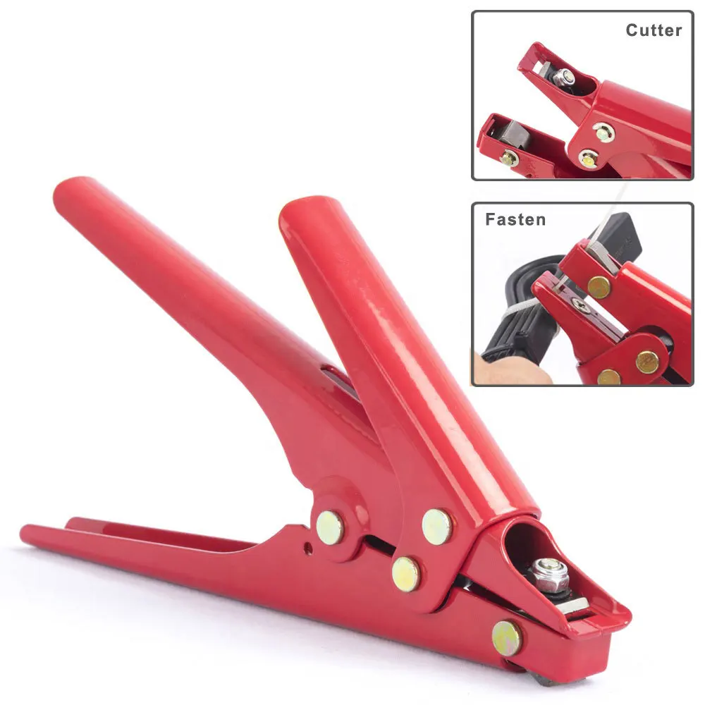 

Cable tie fastening and cutting in one nylon cable tie gun width 2.4-9mm tension cutoff gun