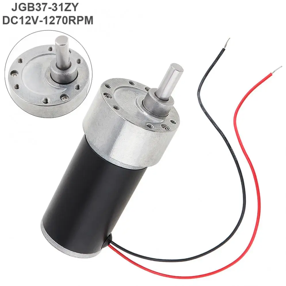 37GB-31ZY Motor DC12V 1270RPM High Torque Reducer with Tubular Permanent Magnet Fit for Intelligent Toy / Device | Обустройство дома
