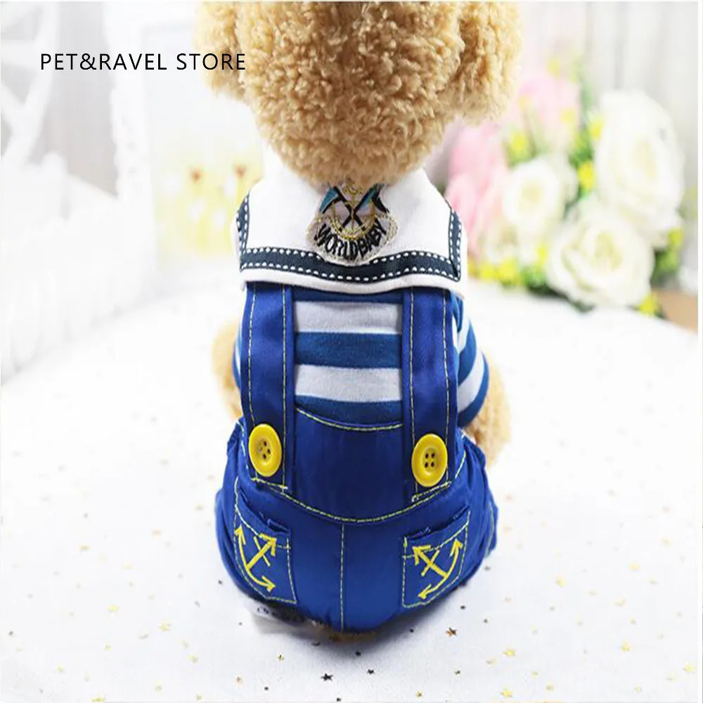 New Pets Articles The Dog Clothes Lattice Four Leg Straps Cowboy Spring And Autumn A Piece Of Generation chihuahua clothes | Дом и сад