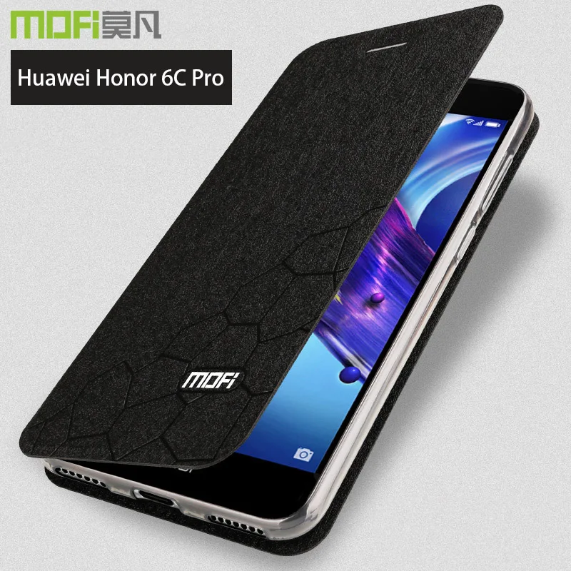 Чехол для Huawei honor 6c pro чехол 6cpro откидной чехол-подставка блестящий роскошный mofi