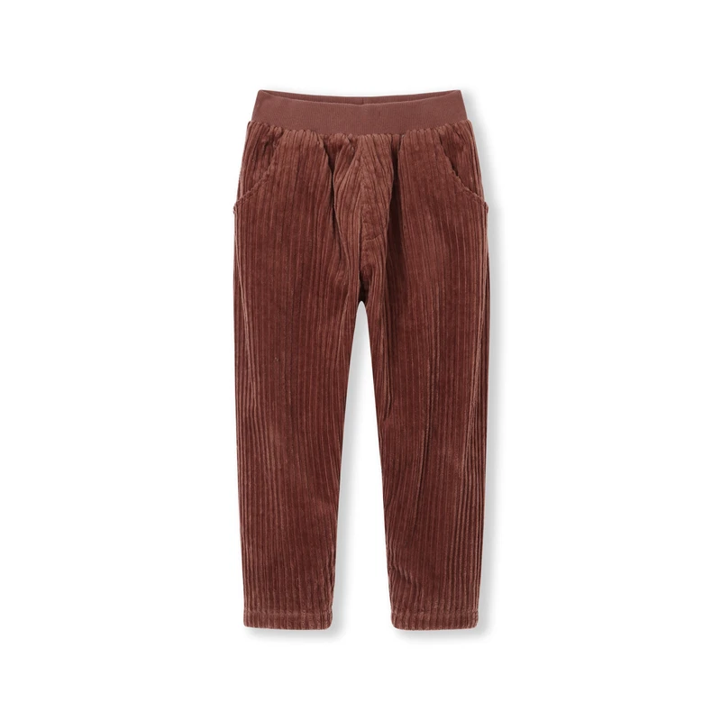 Balabala Todder/вельветовые брюки на флисовой подкладке для мальчиков детские прямые брюки без застежки, облегающие, с карманами, с резинкой на талии