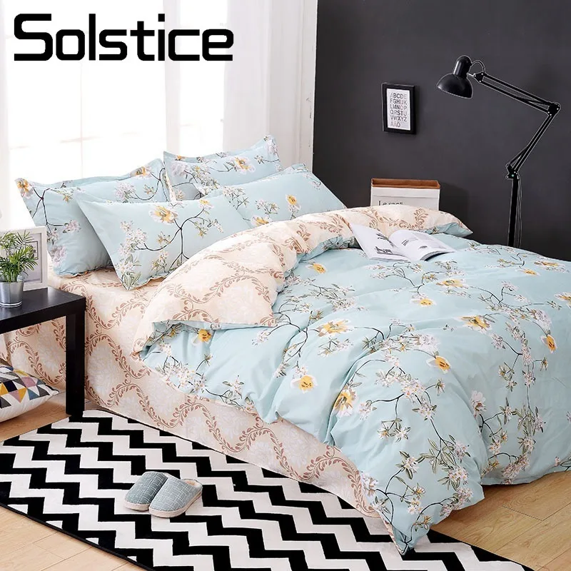 Solstice Home Textile Queen Twin Bed Linen Suit Girl Teen Adult
