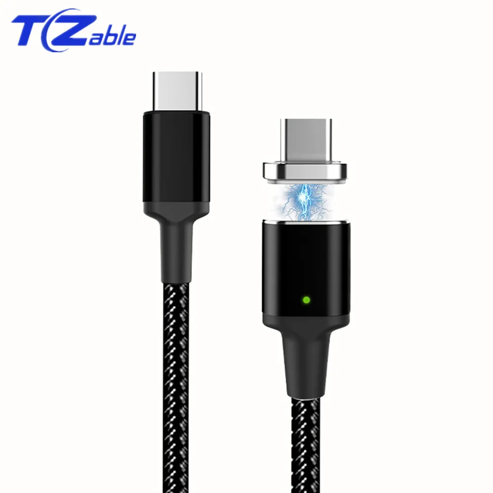 

Fast Charging Type C Magnetic Cable Charger Wire USB C Magnet Cable 5A USB-C Adapter For Mobile Phone Computer