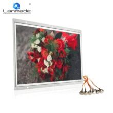 21,5 Дюймов HD USB sd-карта металлический корпус Крытый Авто play lcd рекламный дисплей