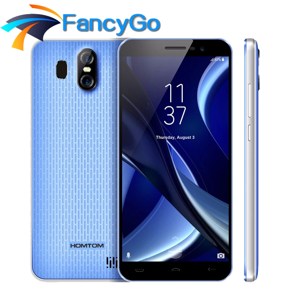 HOMTOM S16 5 дюймов 18:9 край-менее смартфон MTK6580 4 ядра 2 ГБ Оперативная память 16