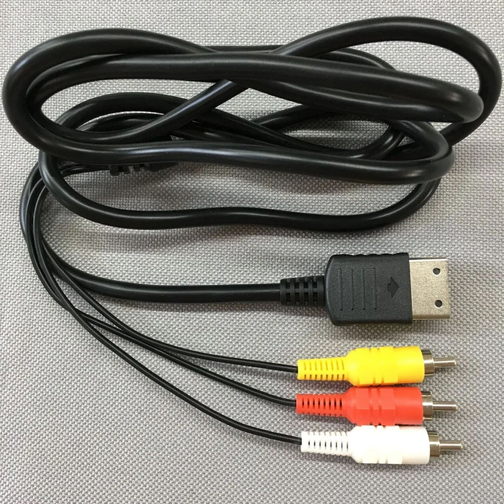 FZQWEG 5 шт. 1 8 м/6 футов RCA Аудио Видео AV стерео композитный адаптер кабель для Sega